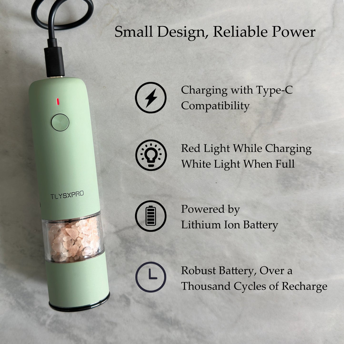 TLYSXPRO Portable Mini Electric Mill